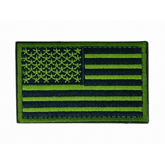 Tactical USA Flag Patch with Detachable Backing