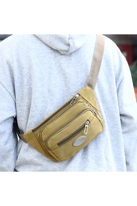 Tactical Waist Bag With Zipper for Mobile Phone Men's Outdoor Sports Wrist Arm Bag Key Tool Chest Bag