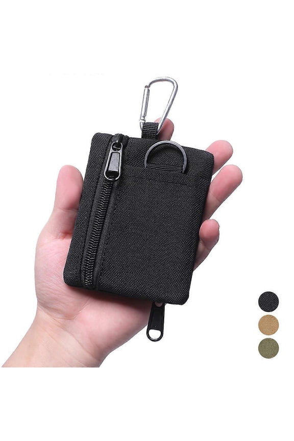 Tactical Wallet EDC Molle Pouch Portable Key Card Case Outdoor Sports Coin Purse Hunting Bag Zipper Pack Multifunctional Bag Tw