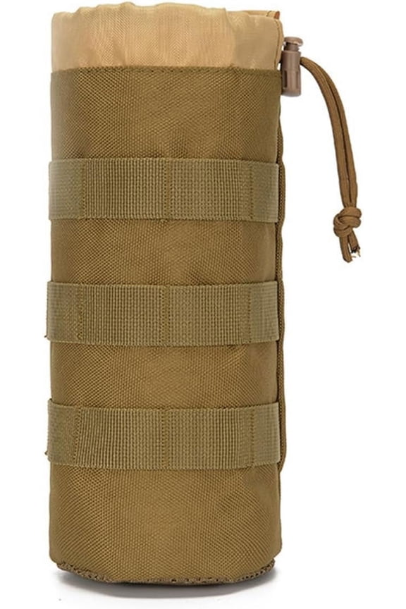 Tactical Water Cup Bag, Water Bottle Holder, Tactical Multipurpose Nylon Webbing Water Bottle Bag, Backpack Attachment Pouches(1 PCS)DSF