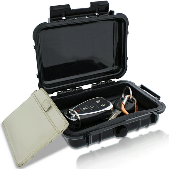 Tactical45 6.4 x 4.5 x 2in Hard Shell Case with Rubber Lining and Pressure Valve