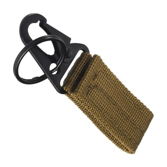 Tactically Key Rings Chain D Rings Snap Clip Carabiners Keychain Keeper Buckle