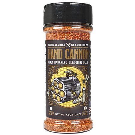 Tacticalories Hand Cannon Honey Habanero Seasoning Blend 4.5 oz Bottle 81684
