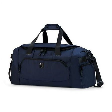 Tactics Collection 22 Inch Duffel Bag, Siege Small Carry On Travel Luggage Bag with Carry Handles and Shoulder Strap, Navy