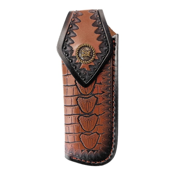 Multipurpose Leather Knives Holder Secure Blade Protections Cover Adjustable Belt Clip Knives Carry Case For Camping