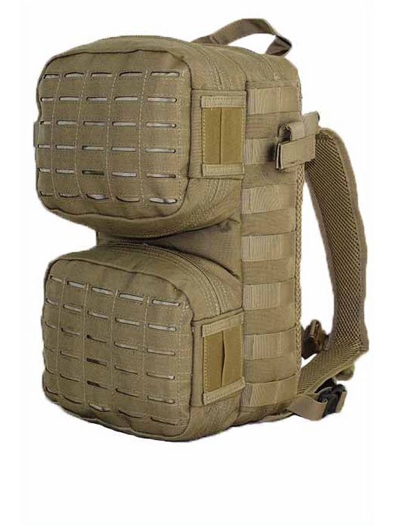 Tacticshop Medic Backpack Desert Brown First Respond Kit with 2 Eextra Pouches