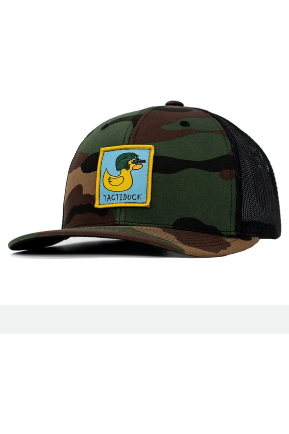 Tactiduck Custom Patch Snapback Bdu Camo / Black