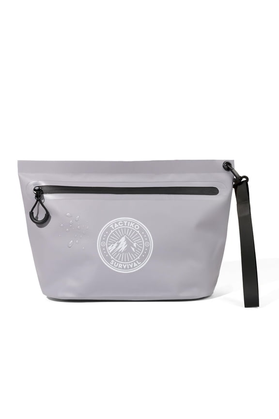 Heavy-Duty 2L Splash Water Resistant Zipper Pouch - Organizer for Dry Bags, Travel Bags - Protection from Sand, Mud, Rain - Outdoor, Survival, Camping, Hiking, Beach Vacation Essentials