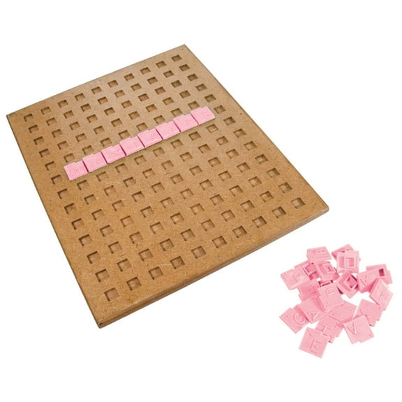 Tactile-Braille Crossword Puzzle Game