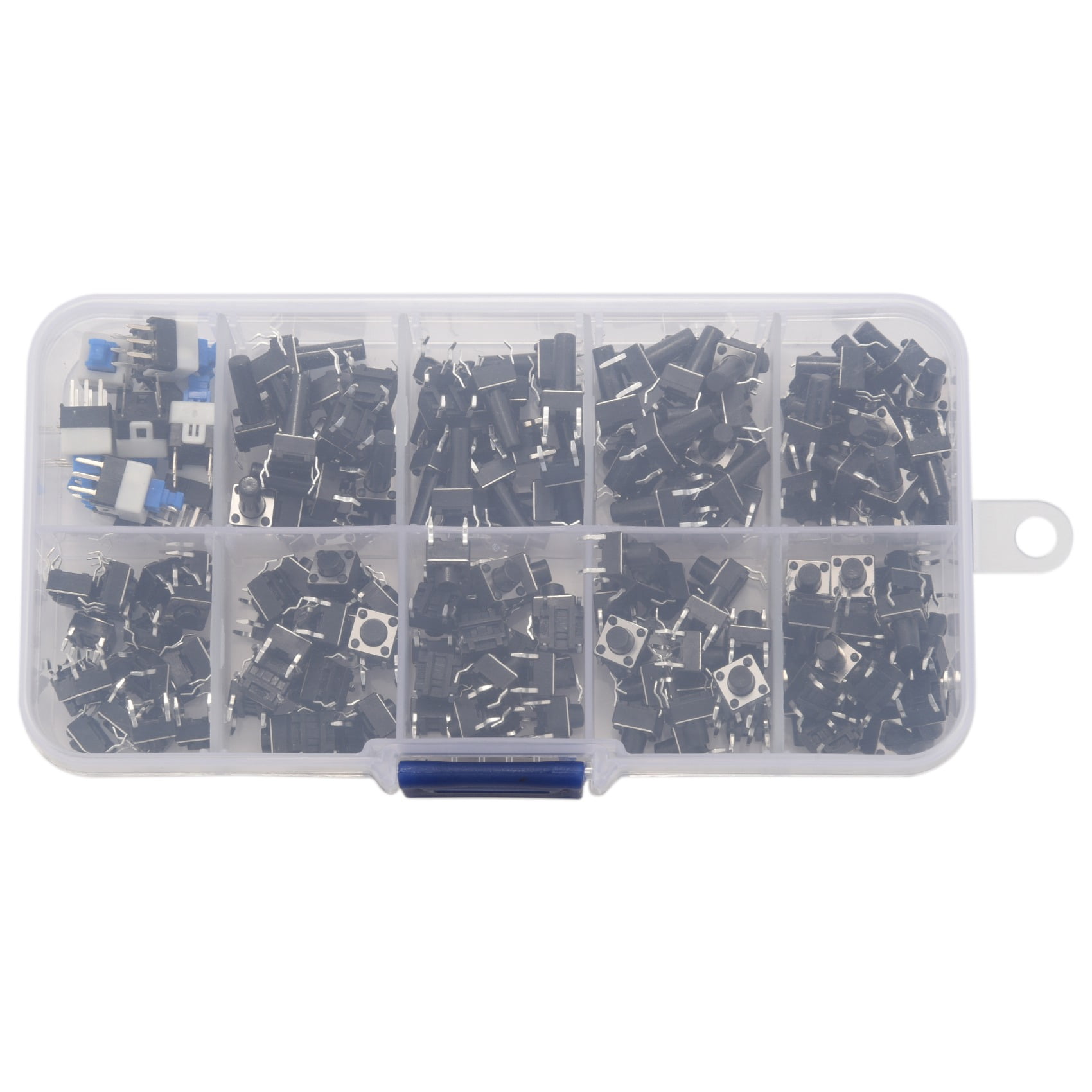 Tactile Push Button Switch Momentary Tact Assortment Kit (6x6 Push