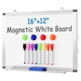 thumbnail image 1 of Tacwily Magnetic Dry Erase Whiteboard 16x12 inch with Aluminum Frame, 1 Pack, 1 of 7