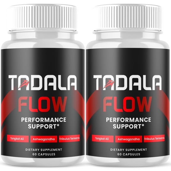Tadala Flow Advanced Formula Pills All Natural Vitamin Supplement TadalaFlow 120 Capsules