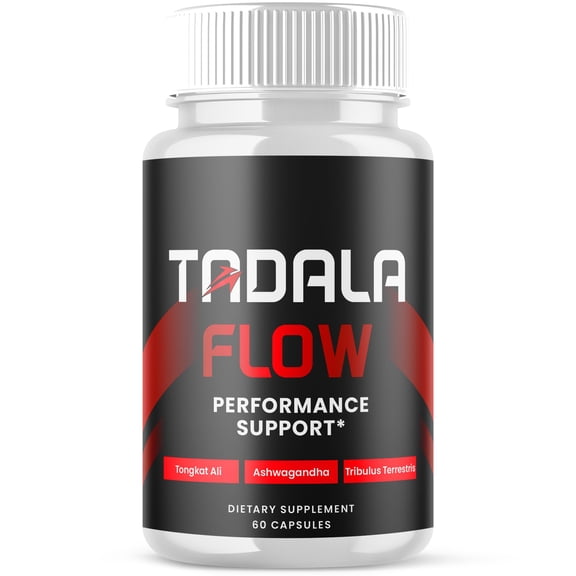 Tadala Flow Advanced Formula Pills All Natural Vitamin Supplement TadalaFlow 60 Capsules