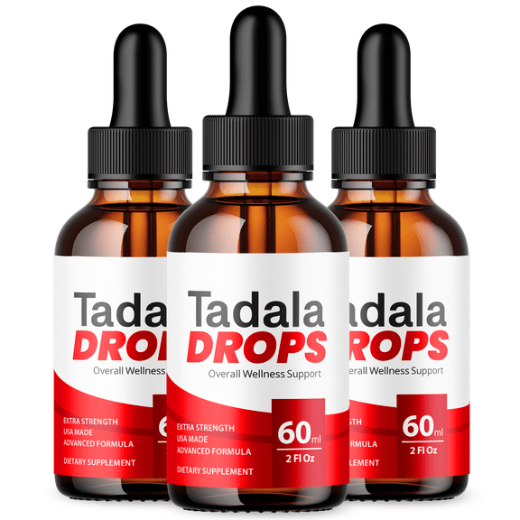 TadalaDrops Advanced Performance Support Liquid Supplement (90 Servings)