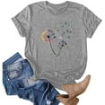 thumbnail image 1 of Taday Deals! Graphic Tees Resort Wear for Women 2023 Womens Tee Dinosaur Dress Women Shirts for Women Graphic Tees Cute Clothes for Girls Cute Shirts for Womenfunny Graphic Tees, 1 of 5