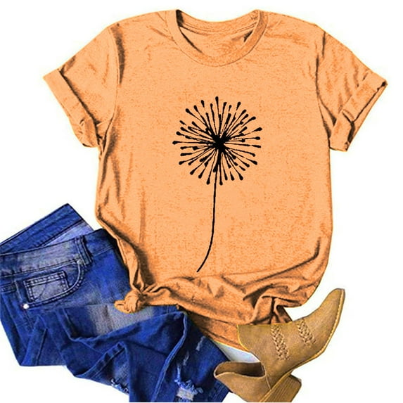 Taday Deals! Teen Girls Trendy Stuff Resort Wear for Women 2023 Anime Gifts for Teen Girls Cute Shirts Graphic Tee Teen Clothes Teacher Teescute Graphic Tees for Women(Ya-Orange,Small)