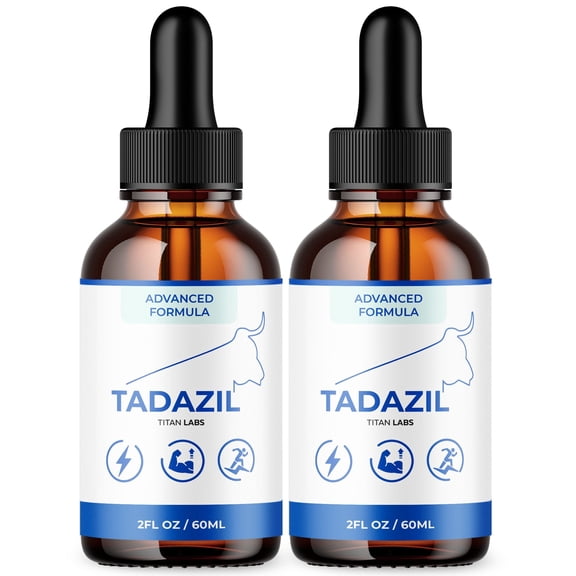 Tadazil Drops Maximum Strength Support Liquid Supplement (60 Servings)