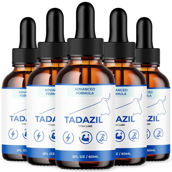 Tadazil Drops Maximum Strength Support Liquid Supplement Tada Zil (150 Servings)