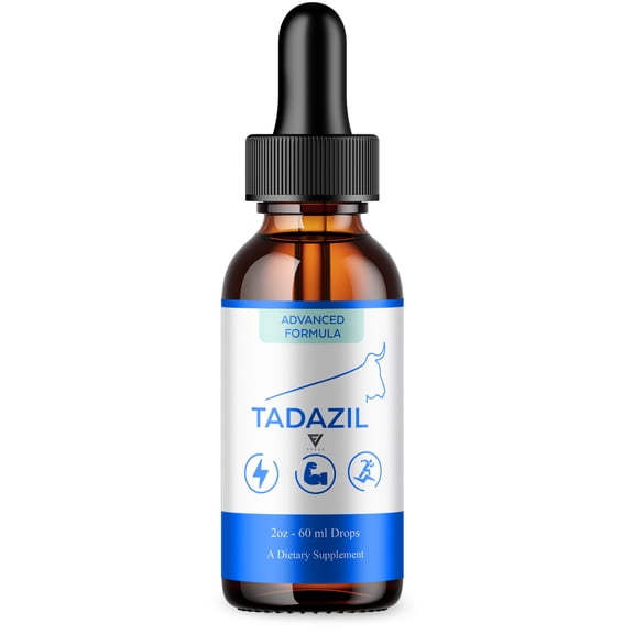 Tadazil Men Performance Support Drops, Tada Zil Drops Supplement (2oz)