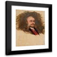 thumbnail image 1 of Tadeusz Ajdukiewicz 19x24 Black Modern Framed Museum Art Print Titled - Portrait of an Old Man, Sketch (1880-1900), 1 of 5