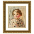 thumbnail image 1 of Tadeusz Makowski 12x14 Gold Ornate Wood Frame and Double Matted Museum Art Print Titled - A Girl with a Ruddy Cheek (1925), 1 of 4