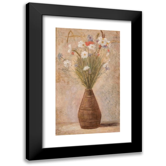 Tadeusz Makowski 12x18 Black Modern Framed Museum Art Print Titled - Field Flowers (1916)