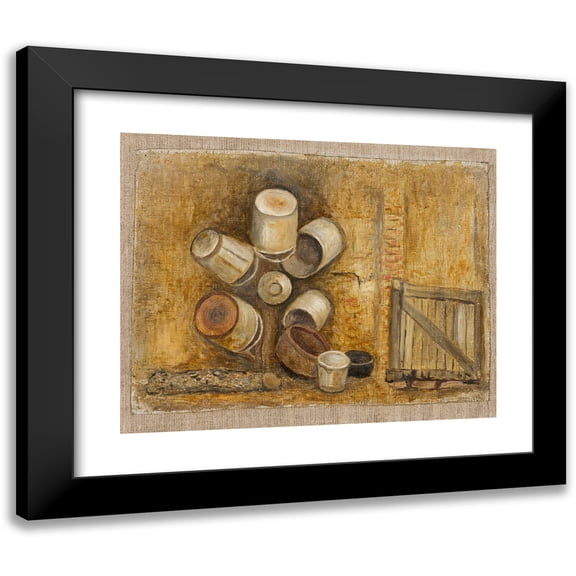 Tadeusz Makowski 14x12 Black Modern Framed Museum Art Print Titled - Bucket (1932)