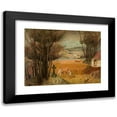 thumbnail image 1 of Tadeusz Makowski 14x12 Black Modern Framed Museum Art Print Titled - Harvest in a Field (1918), 1 of 5