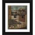 thumbnail image 1 of Tadeusz Makowski 15x18 Black Ornate Wood Framed Double Matted Museum Art Print Titled - View Through the Window of a Workroom (1914), 1 of 5