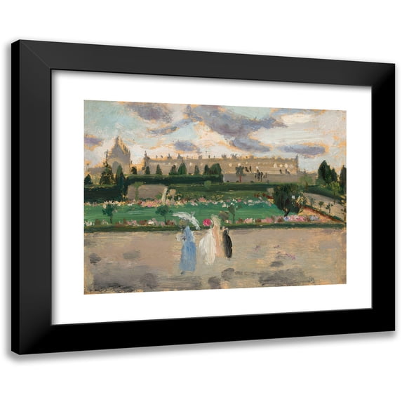 Tadeusz Makowski 18x14 Black Modern Framed Museum Art Print Titled - Urban Landscape (Esplanade Des Invalides) (1908)