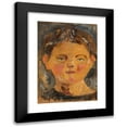 thumbnail image 1 of Tadeusz Makowski 18x24 Black Modern Framed Museum Art Print Titled - Little Girl's Head (1920), 1 of 5