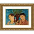 thumbnail image 1 of Tadeusz Makowski 24x17 Gold Ornate Framed and Double Matted Museum Art Print Titled - Bucolic (1920), 1 of 4