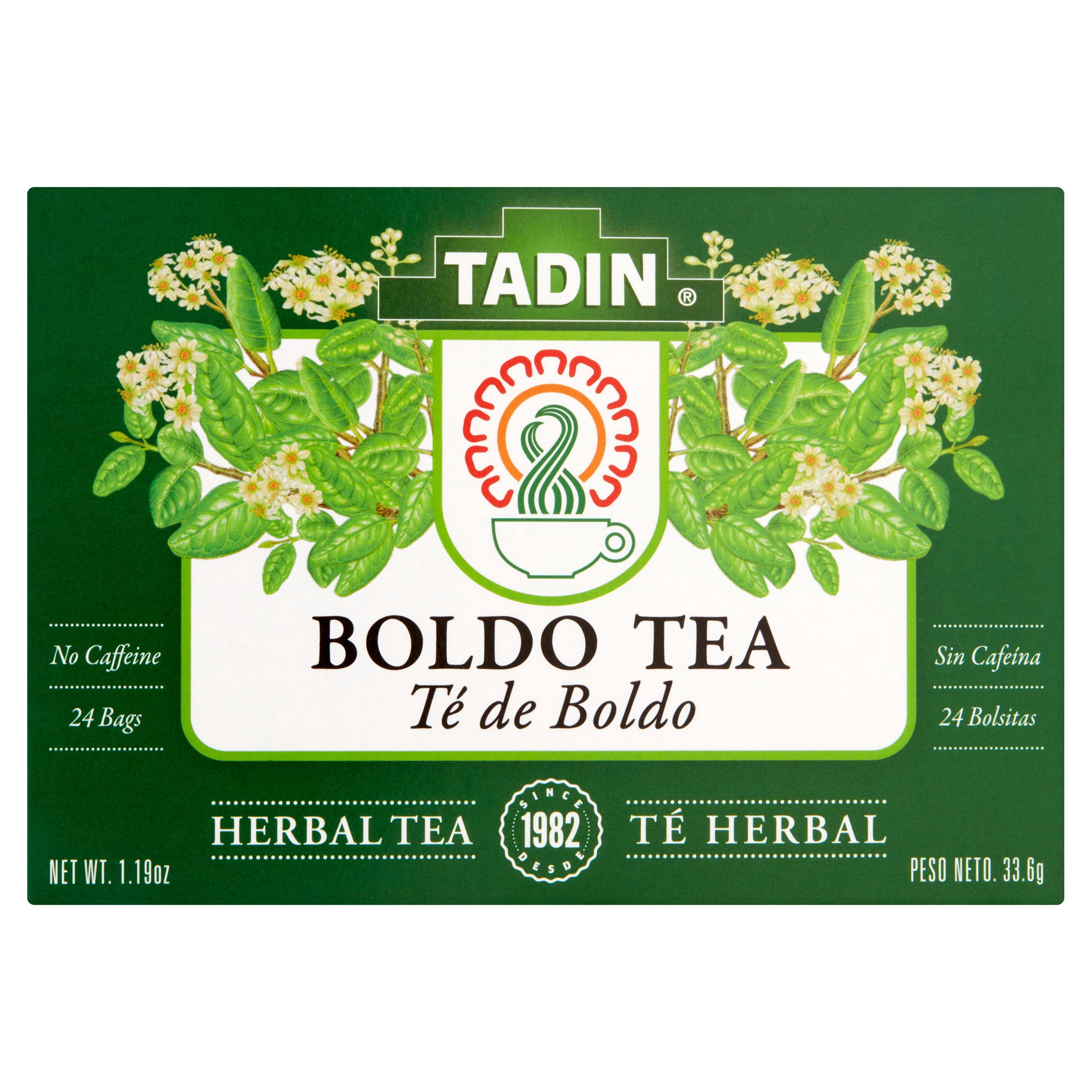 Tadin Boldo Herbal Tea (24 Teabags) / Helps Support Kidney, Gallbadder ...