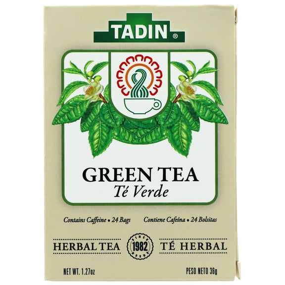 Tadin Green Tea. Weight Loss Aid. Natural Caffeine. Antioxidants and Green Tea Leaf, 1.27 oz Box