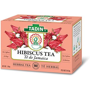 Tadin Passion Flower Herbal Tea – Caffeine Free, Relaxing – 24 Bags Per Box (Pack Of 6)