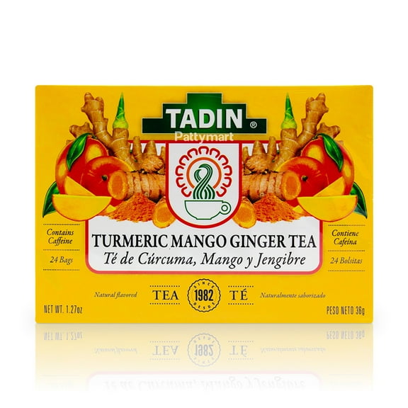 Tadin - Te Curcuma y Mango / Turmeric Mango Tea (24 Bags)