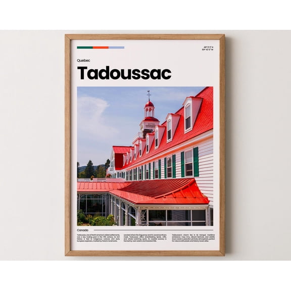 Tadoussac Poster, Tadoussac Print, Tadoussac Photo, Tadoussac Art, Canada Poster, Canada Print, Travel Poster Gift, 24x36 UNFRAMED