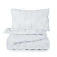 thumbnail image 1 of Tadpoles 2 Piece Toddler Gathered Duvet Set, White, 1 of 2