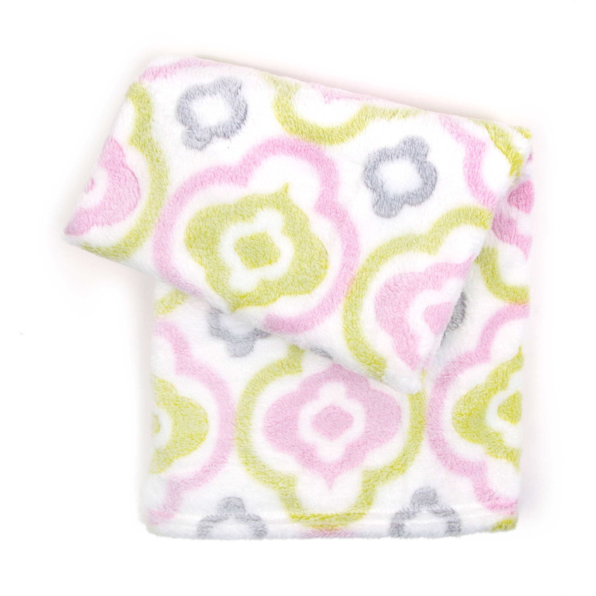 Tadpoles 3D Jacquard Plush UltraSoft Baby Blanket