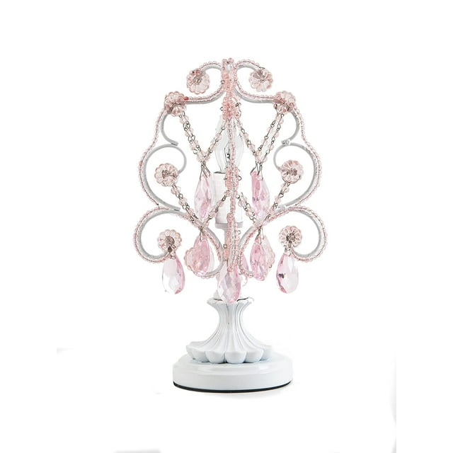 Tadpoles Chandelier Mini Table Lamp, Pink