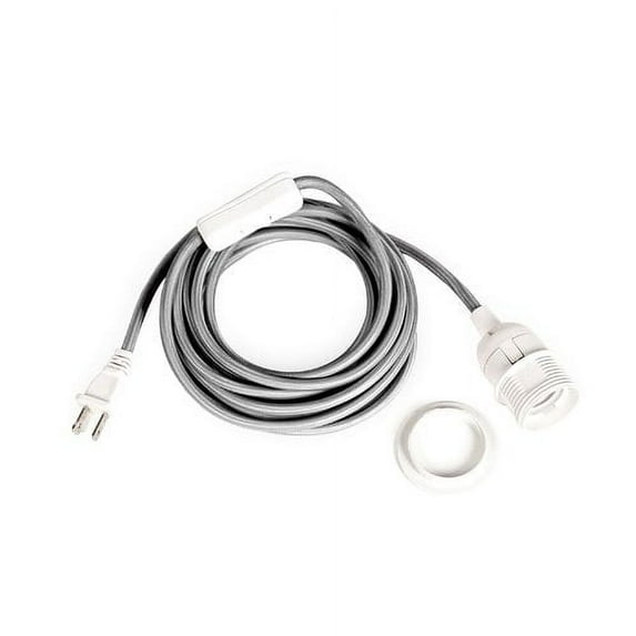 Tadpoles Hanging Pendant Swag Light Cord, 12 or 20 Feet (UL Listed)