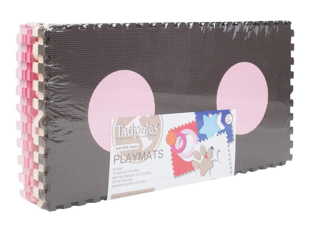  Tadpoles - Play Mat Set Circles - pink brown