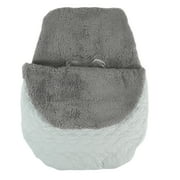 Tadpoles Quilted Stroller & Car Seat Cover, Light Grey