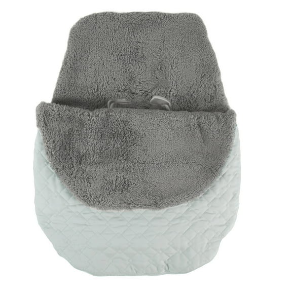 Tadpoles Quilted Stroller & Car Seat Cover, Light Grey