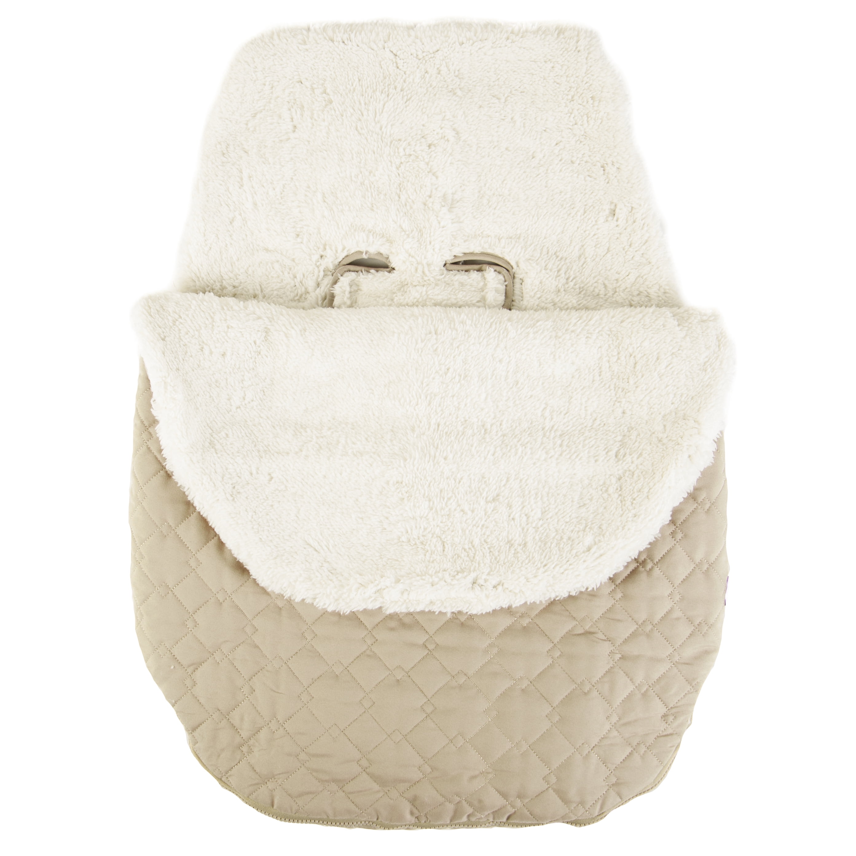 Tadpoles Quilted Stroller & Car Seat Cover, Taupe