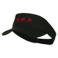thumbnail image 1 of Tae Kwon Do Embroidered Sun Visor - Black OSFM, 1 of 5