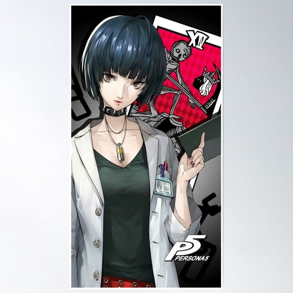 Tae Takemi Vertical Persona 5 Poster Wall Art Modern Wall Decor