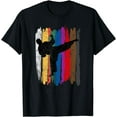 thumbnail image 1 of Taekwondo Belts Silhouette Distressed Martial Arts Gift T-Shirt, 1 of 4