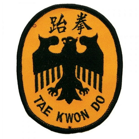 Taekwondo Bird Martial Arts Patch, 4"