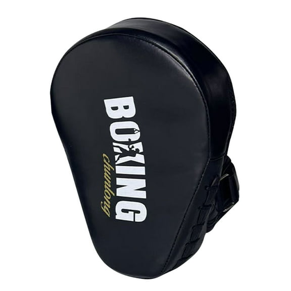 Taekwondo Boxing Strike Pad Hand Target Pu Leather Hand Target Wear Resistant Boxing Pad Taekwondo Hand Target Sports Training Equipment For Boxing MMA Muay Thai (Black)
